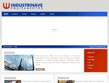 Tablet Screenshot of industrinave.com.br